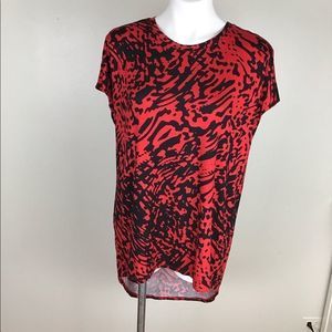 Nene Leakes red and black up and down top size large.